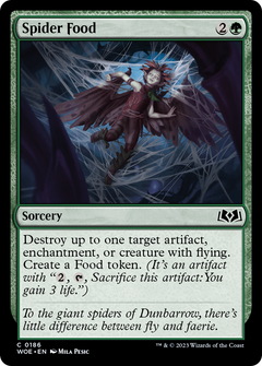 Spider Food (186) [Wilds of Eldraine] foil - Deck Out Gaming