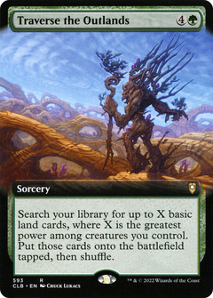 Traverse the Outlands (Extended Art) (593) [Commander Legends: Battle for Baldur's Gate] - Deck Out Gaming