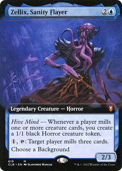Zellix, Sanity Flayer (Extended Art) (619) [Commander Legends: Battle for Baldur's Gate] - Deck Out Gaming