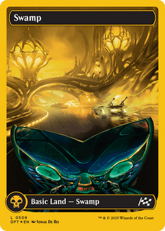 Swamp (0509) (First-Place Foil) (509) [Aetherdrift] foil - Deck Out Gaming