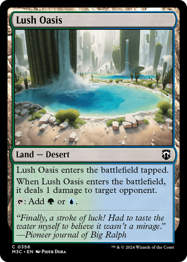 Lush Oasis (356) [Modern Horizons 3 Commander] - Deck Out Gaming