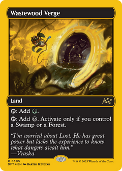 Wastewood Verge (First-Place Foil) (505) [Aetherdrift] foil - Deck Out Gaming