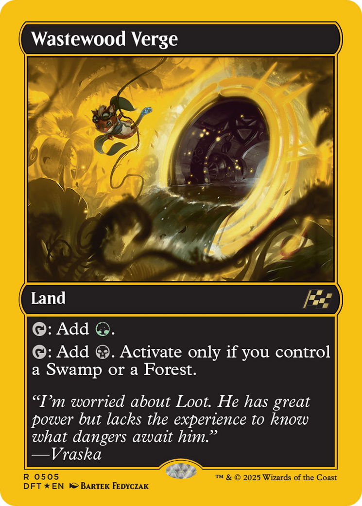 Wastewood Verge (First-Place Foil) (505) [Aetherdrift] foil - Deck Out Gaming