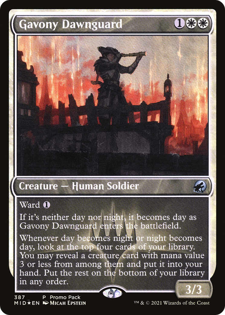 Gavony Dawnguard (387) [Innistrad: Midnight Hunt] - Deck Out Gaming
