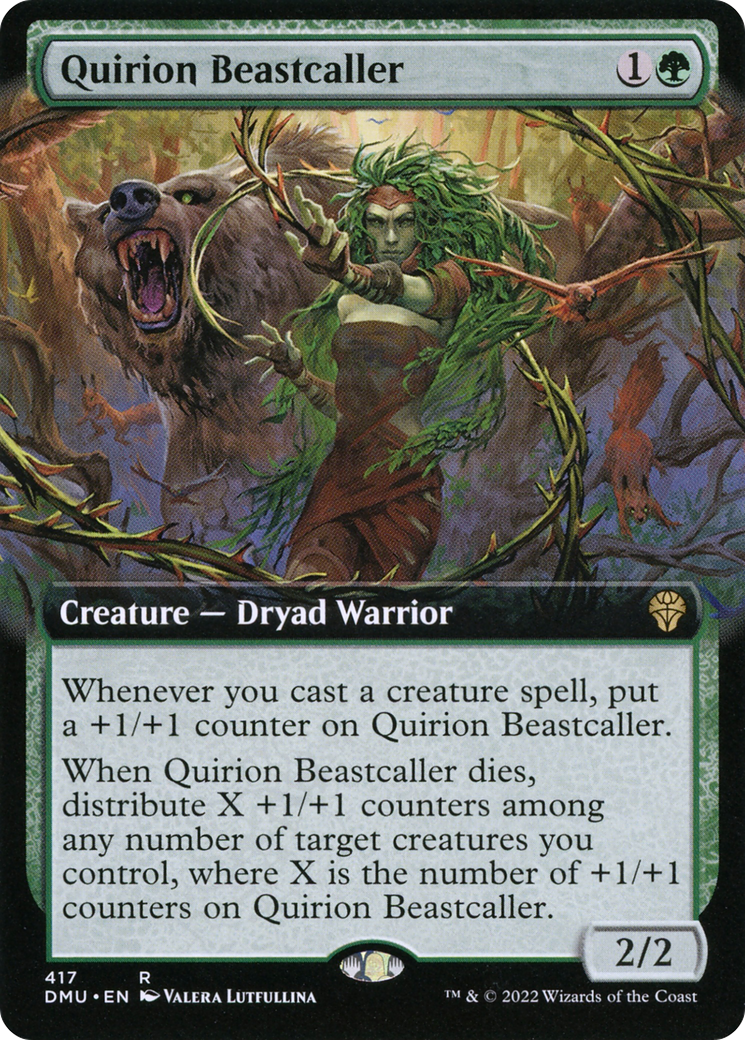 Quirion Beastcaller (Extended Art) (417) [Dominaria United] - Deck Out Gaming