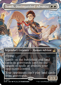 Tomik, Distinguished Advokist (Anime Borderless) (417) [Ravnica Remastered] foil - Deck Out Gaming