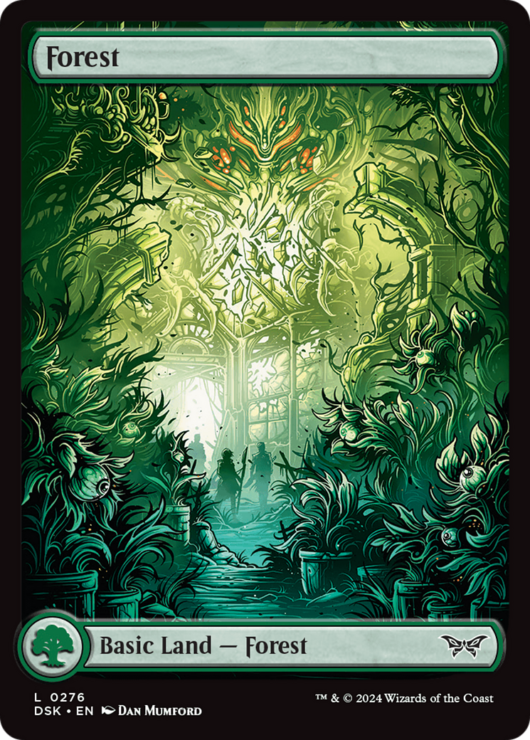 Forest (0276) - Full Art (276) [Duskmourn: House of Horror] - Deck Out Gaming