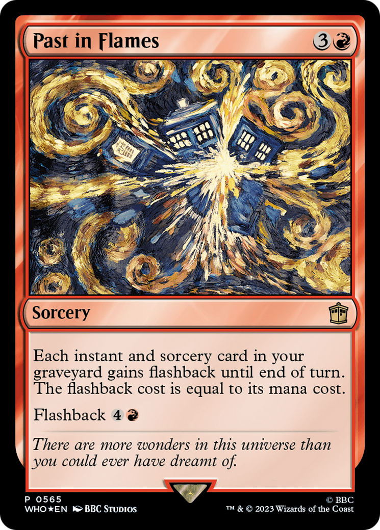 Past in Flames (565) [Doctor Who] foil - Deck Out Gaming