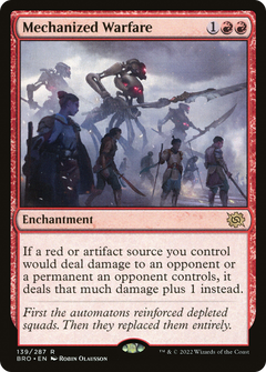 Mechanized Warfare (139) [The Brothers' War] foil - Deck Out Gaming