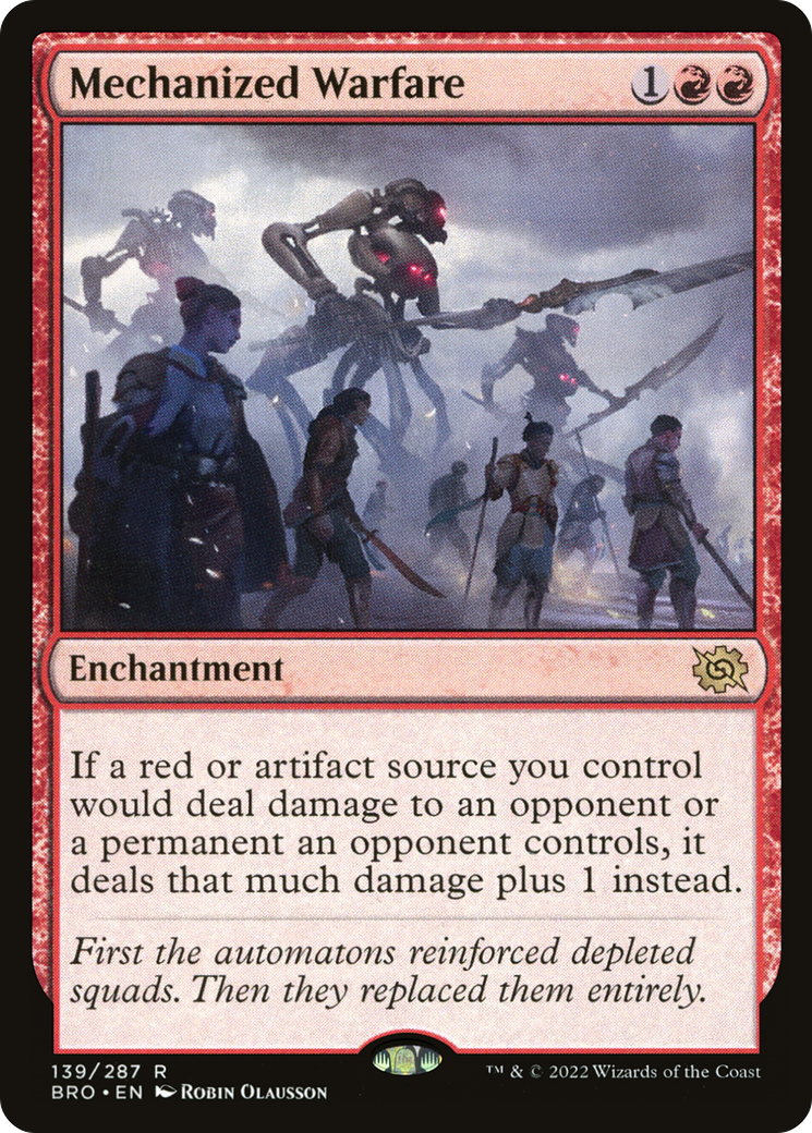 Mechanized Warfare (139) [The Brothers' War] - Deck Out Gaming