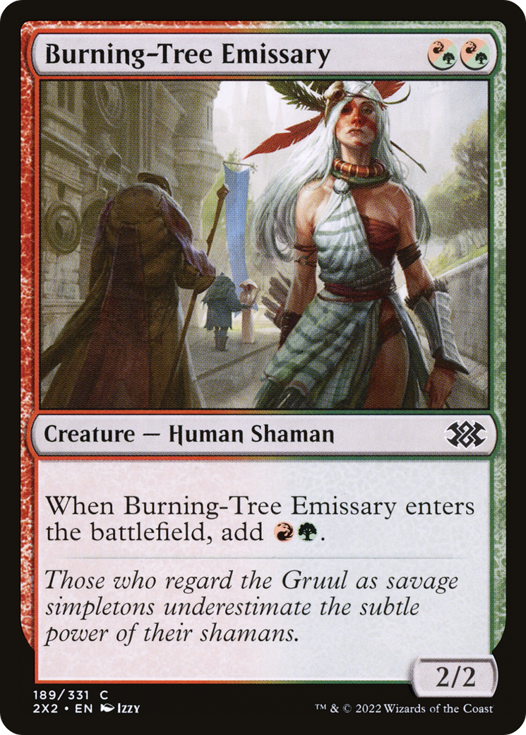 Burning-Tree Emissary (189) [Double Masters 2022] foil - Deck Out Gaming