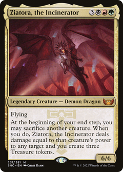 Ziatora, the Incinerator (231) [Streets of New Capenna] foil - Deck Out Gaming