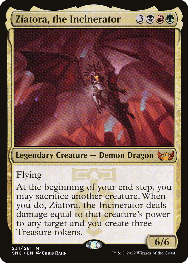 Ziatora, the Incinerator (231) [Streets of New Capenna] foil - Deck Out Gaming