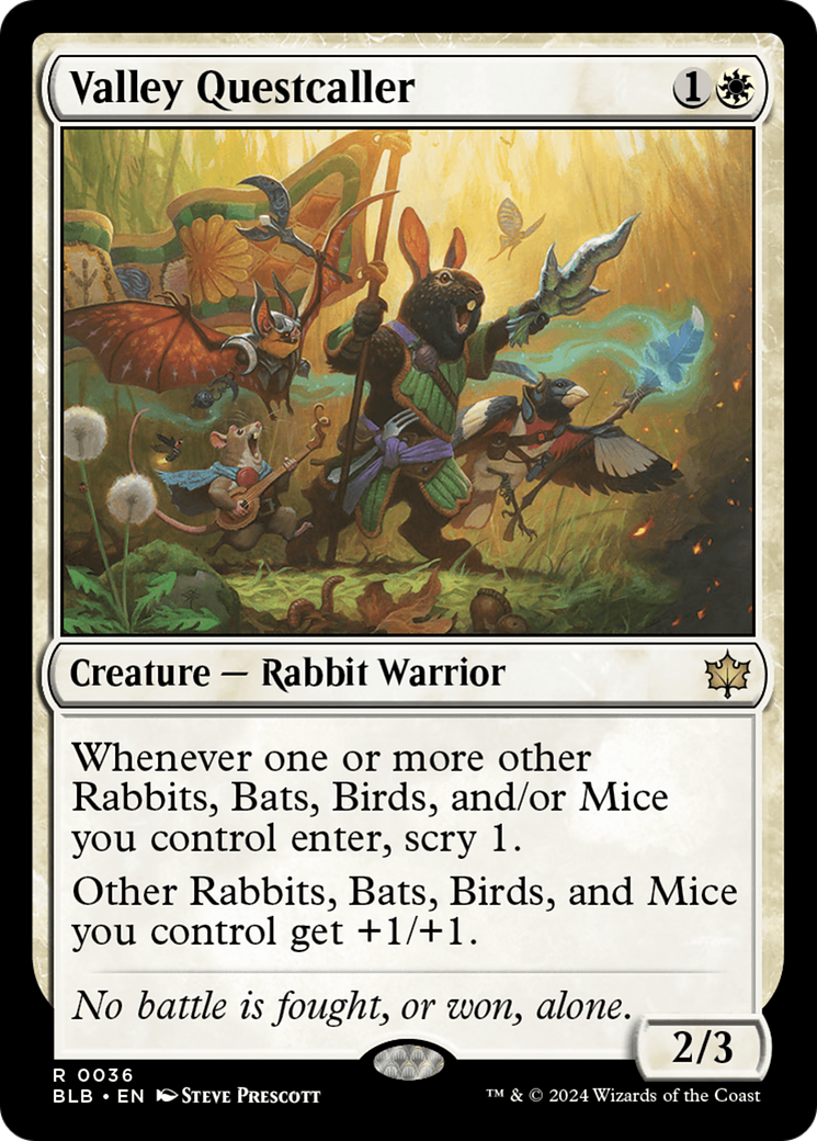 Valley Questcaller (36) [Bloomburrow] foil - Deck Out Gaming
