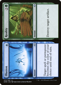 Illusion // Reality (213) [Dominaria Remastered] - Deck Out Gaming