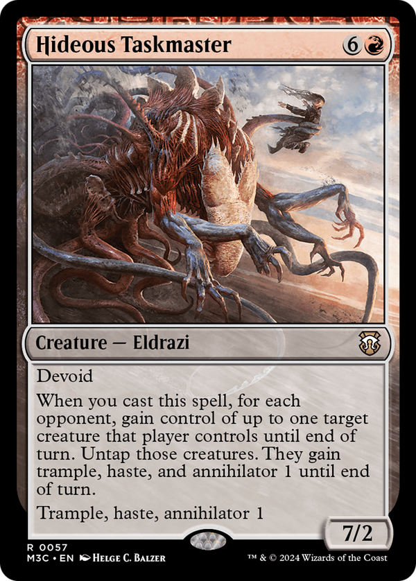 Hideous Taskmaster (57) [Modern Horizons 3 Commander] - Deck Out Gaming