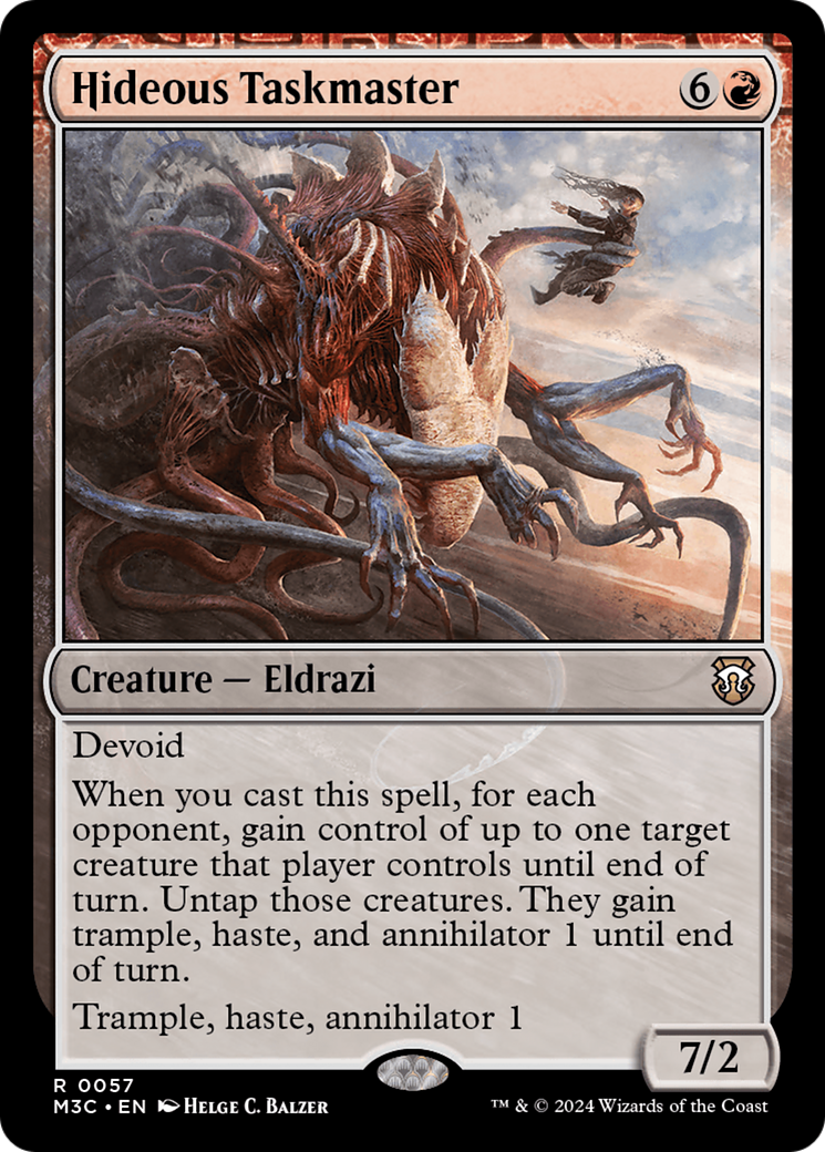 Hideous Taskmaster (57) [Modern Horizons 3 Commander] - Deck Out Gaming