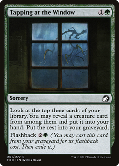 Tapping at the Window (201) [Innistrad: Midnight Hunt] foil - Deck Out Gaming