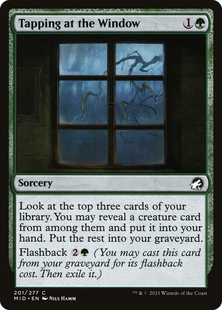 Tapping at the Window (201) [Innistrad: Midnight Hunt] - Deck Out Gaming