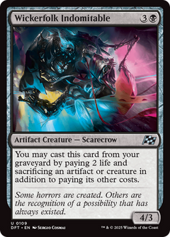 Wickerfolk Indomitable (109) [Aetherdrift] foil - Deck Out Gaming