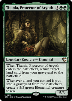 Titania, Protector of Argoth (210) [Outlaws of Thunder Junction Commander] - Deck Out Gaming