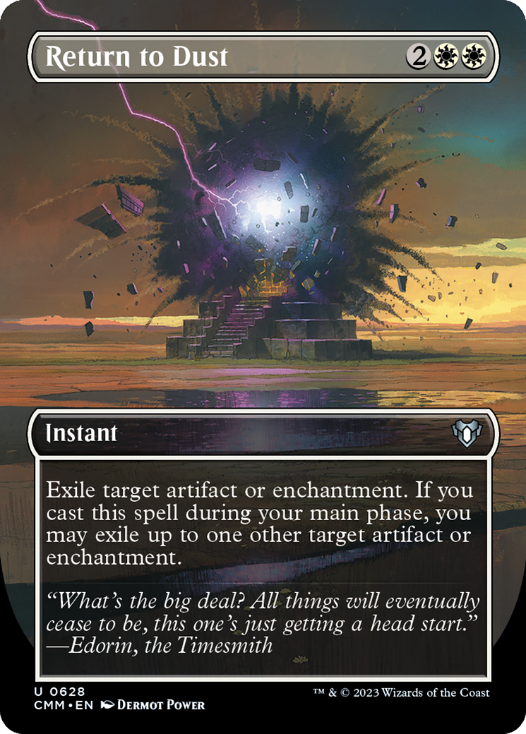 Return to Dust (Borderless) (628) [Commander Masters] - Deck Out Gaming