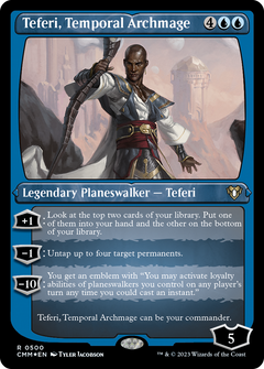 Teferi, Temporal Archmage (500) [Commander Masters] etched - Deck Out Gaming