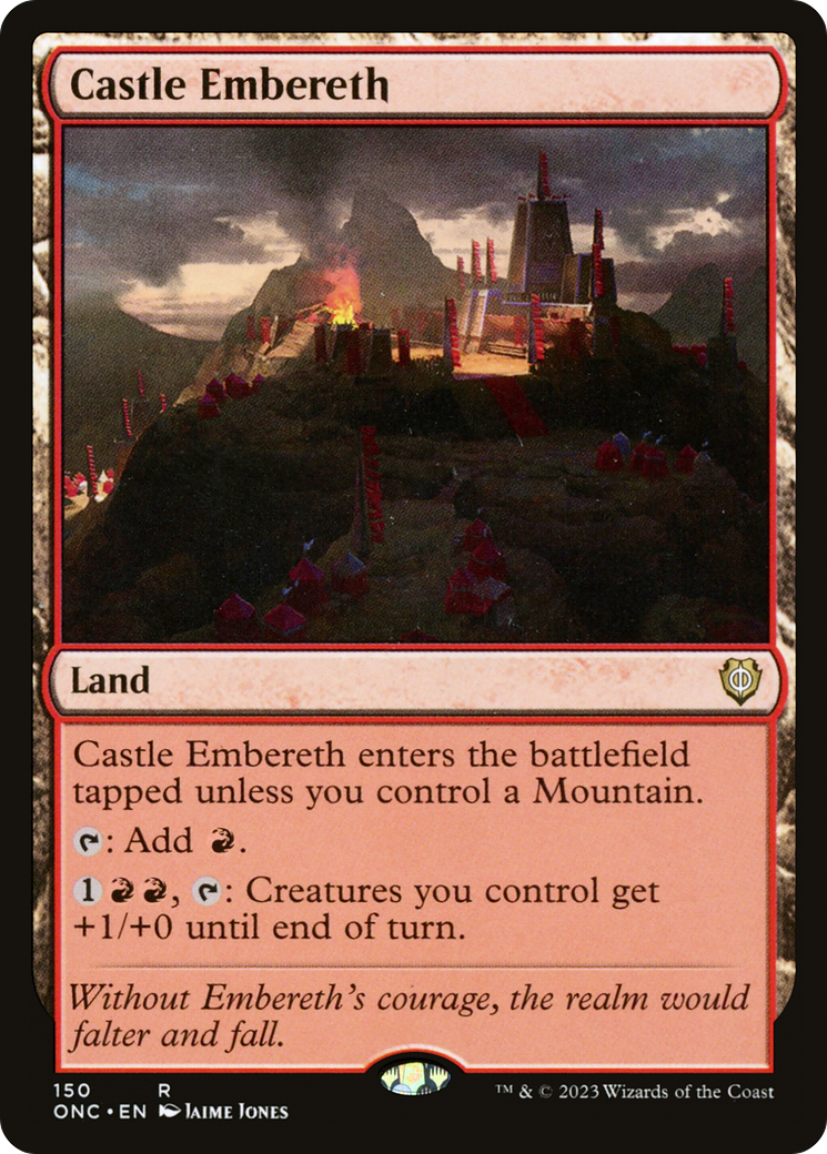 Castle Embereth (150) [Commander: Phyrexia: All Will Be One] - Deck Out Gaming