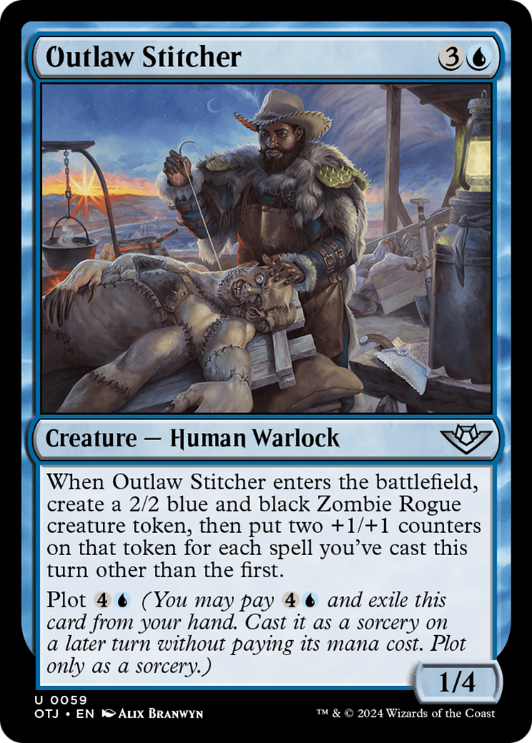 Outlaw Stitcher (59) [Outlaws of Thunder Junction] foil - Deck Out Gaming