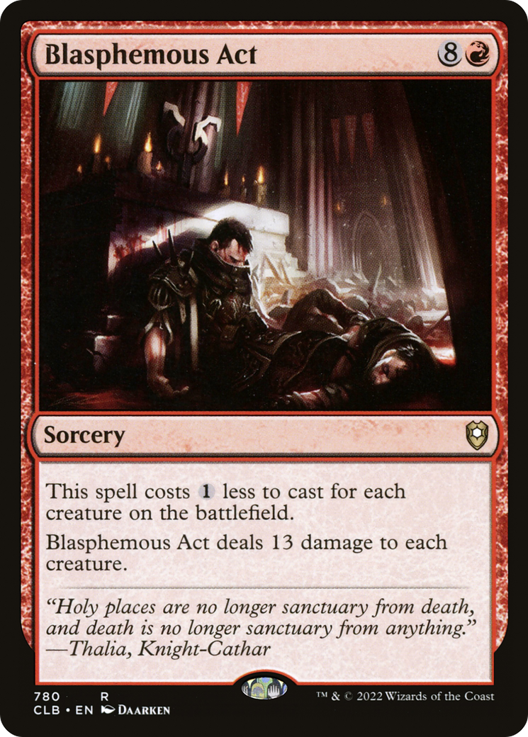 Blasphemous Act (780) [Commander Legends: Battle for Baldur's Gate] - Deck Out Gaming