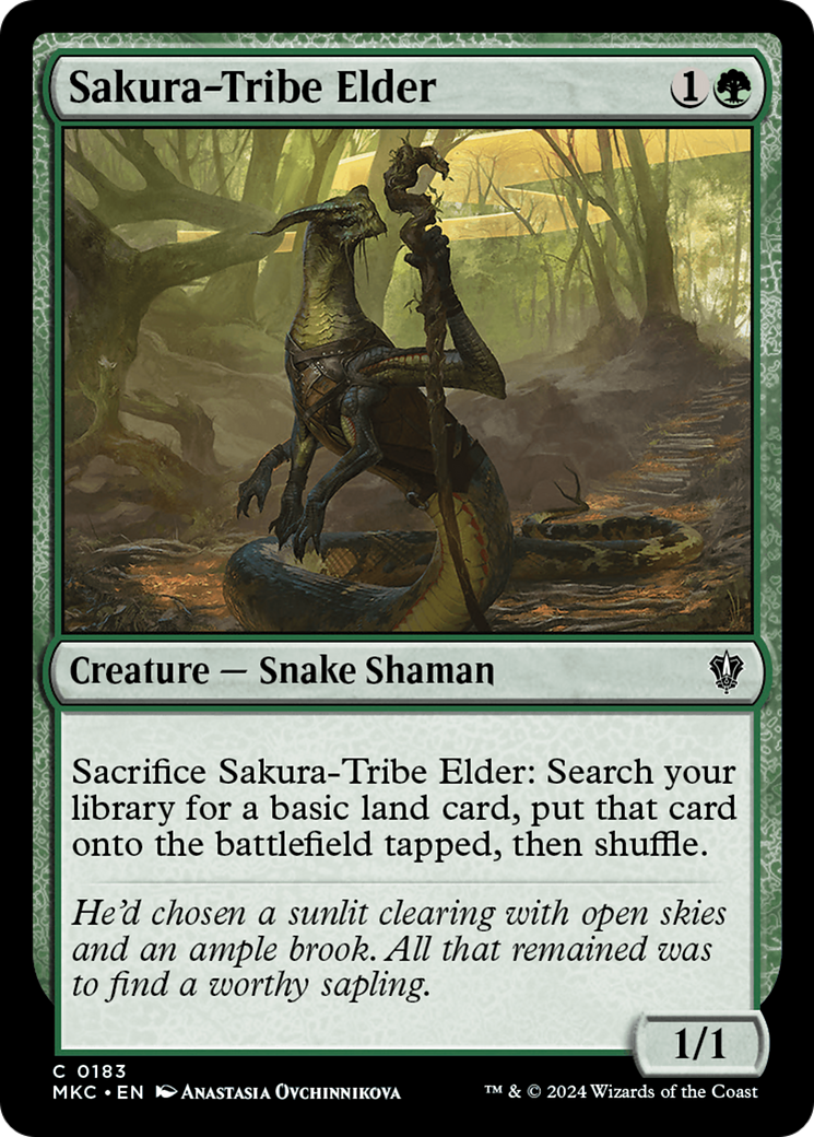 Sakura-Tribe Elder (183) [Murders at Karlov Manor Commander] - Deck Out Gaming