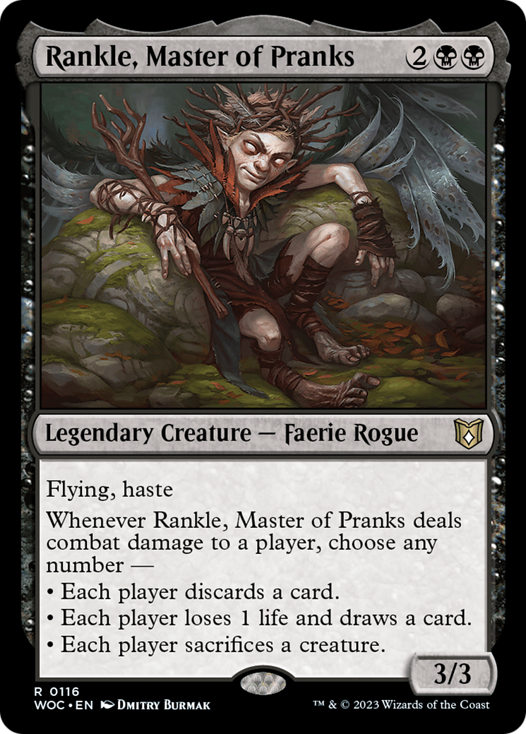 Rankle, Master of Pranks (116) [Wilds of Eldraine Commander] - Deck Out Gaming