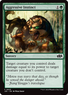 Aggressive Instinct (623) [Foundations Jumpstart] - Deck Out Gaming