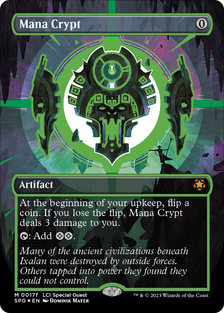 Mana Crypt (0017f) (Borderless) (17f) [Special Guests] foil - Deck Out Gaming