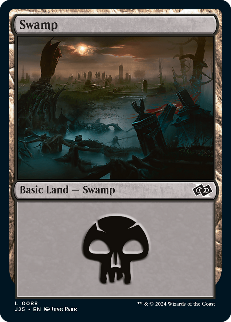 Swamp (0088) (88) [Foundations Jumpstart] - Deck Out Gaming