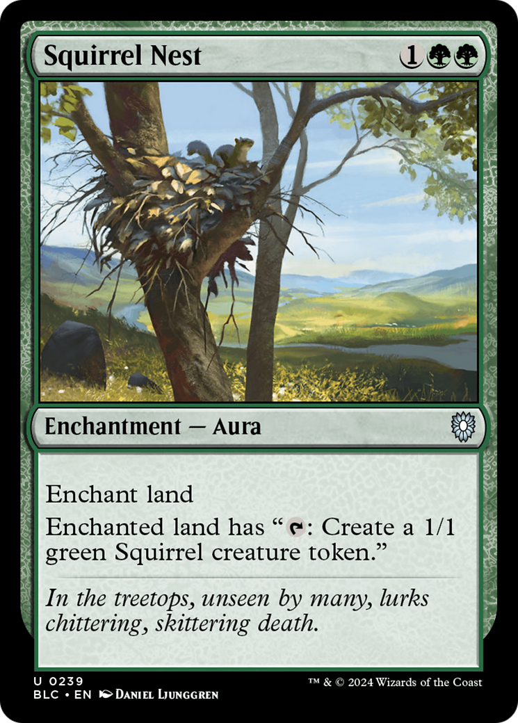 Squirrel Nest (239) [Bloomburrow Commander] - Deck Out Gaming