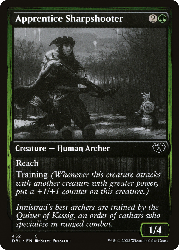 Apprentice Sharpshooter (452) [Innistrad: Double Feature] foil - Deck Out Gaming
