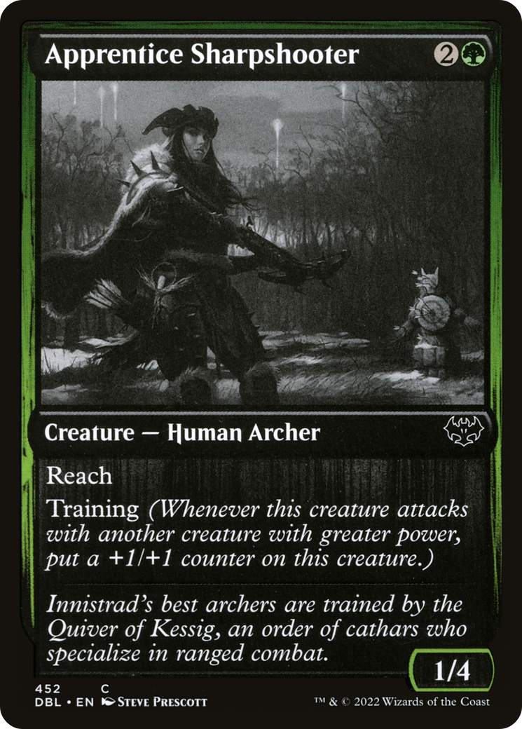 Apprentice Sharpshooter (452) [Innistrad: Double Feature] - Deck Out Gaming