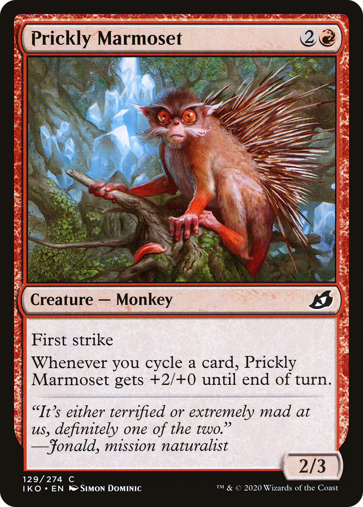 Prickly Marmoset (129) [Ikoria: Lair of Behemoths] - Deck Out Gaming