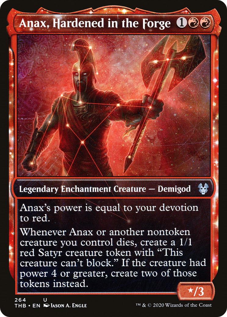 Anax, Hardened in the Forge (Showcase) (264) [Theros Beyond Death] - Deck Out Gaming