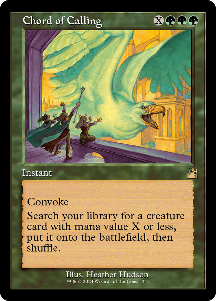 Chord of Calling (Retro Frame) (345) [Ravnica Remastered] foil - Deck Out Gaming