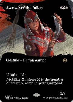 Avenger of the Fallen (Borderless) (337) [Tarkir: Dragonstorm] - Deck Out Gaming