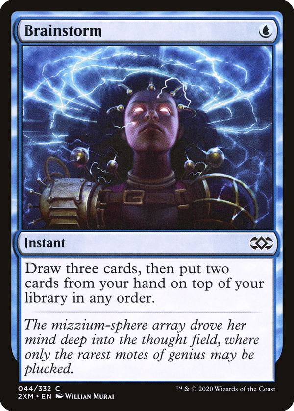 Brainstorm (44) [Double Masters] foil - Deck Out Gaming