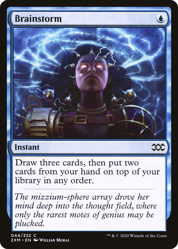 Brainstorm (44) [Double Masters] foil - Deck Out Gaming
