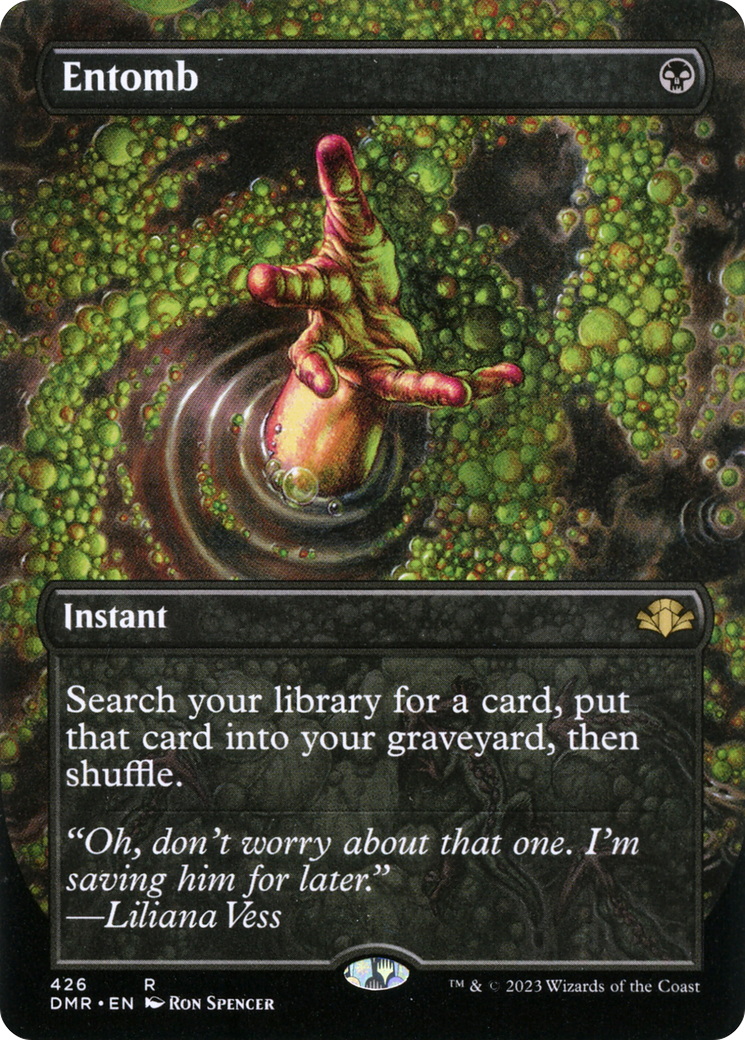 Entomb (Borderless) (426) [Dominaria Remastered] - Deck Out Gaming