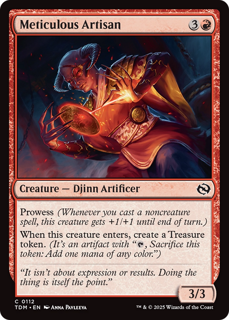 Meticulous Artisan (112) [Tarkir: Dragonstorm] foil - Deck Out Gaming