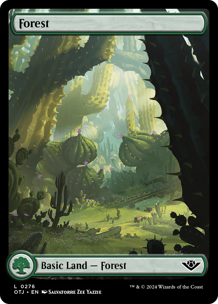 Forest (0276) (276) [Outlaws of Thunder Junction] foil - Deck Out Gaming
