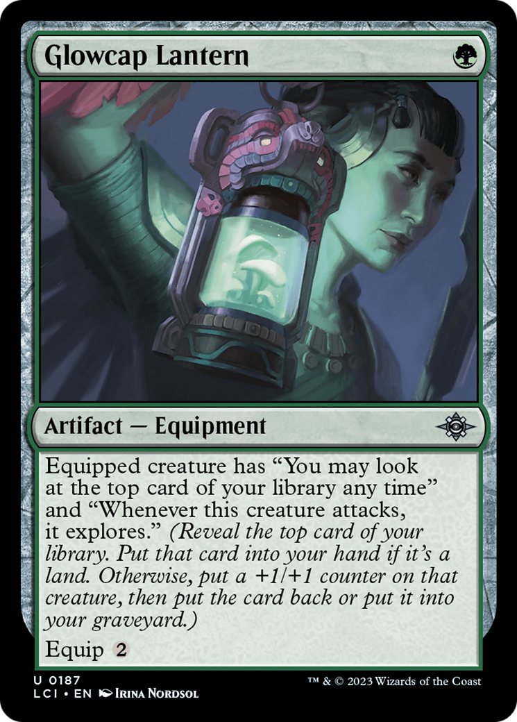 Glowcap Lantern (187) [The Lost Caverns of Ixalan] foil - Deck Out Gaming