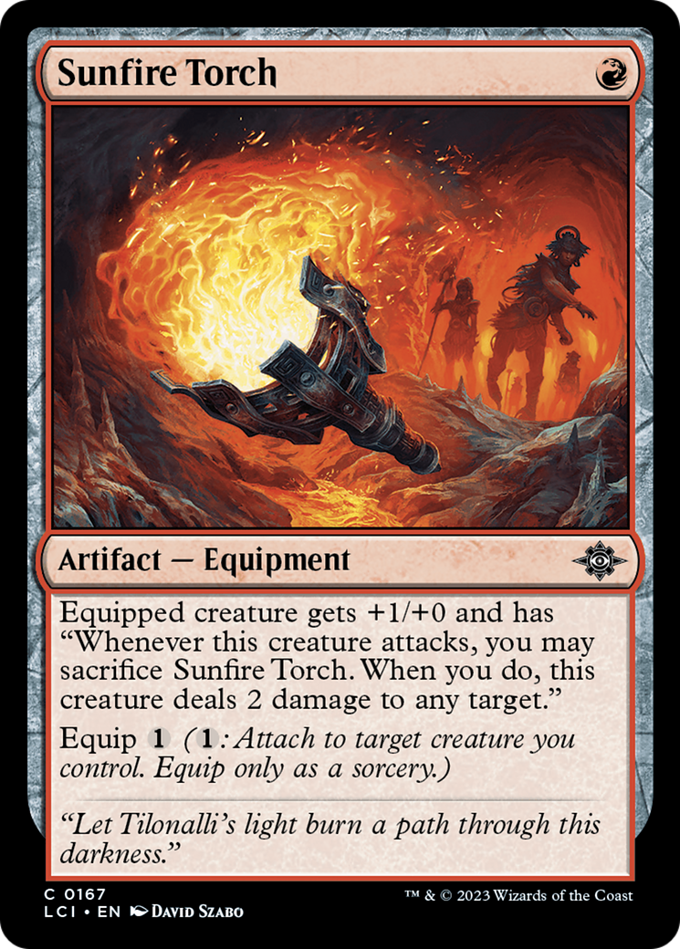 Sunfire Torch (167) [The Lost Caverns of Ixalan] foil - Deck Out Gaming