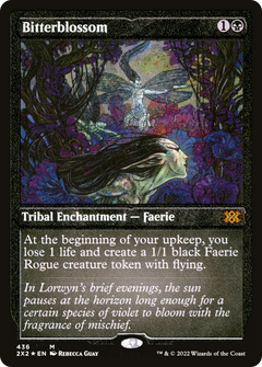 Bitterblossom (Foil Etched) (436) [Double Masters 2022] foil - Deck Out Gaming